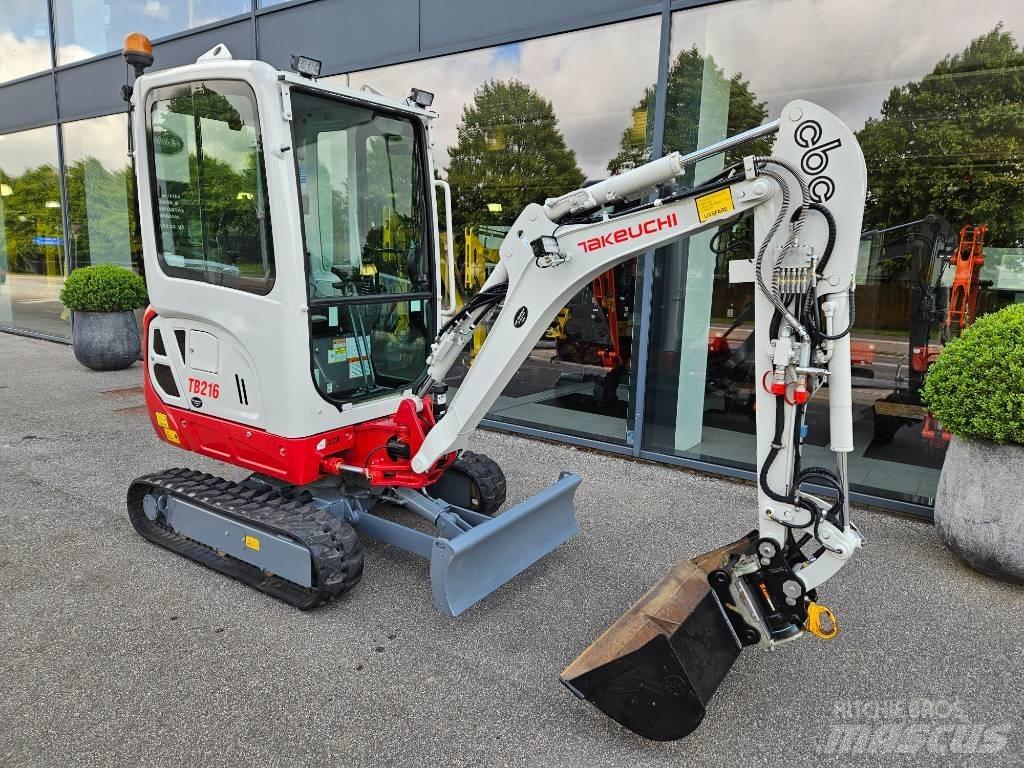 Takeuchi TB 216 Mini ekskavatoriai < 7 t