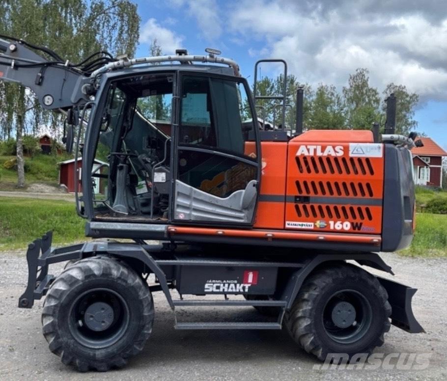 Atlas 160 W Ratiniai ekskavatoriai