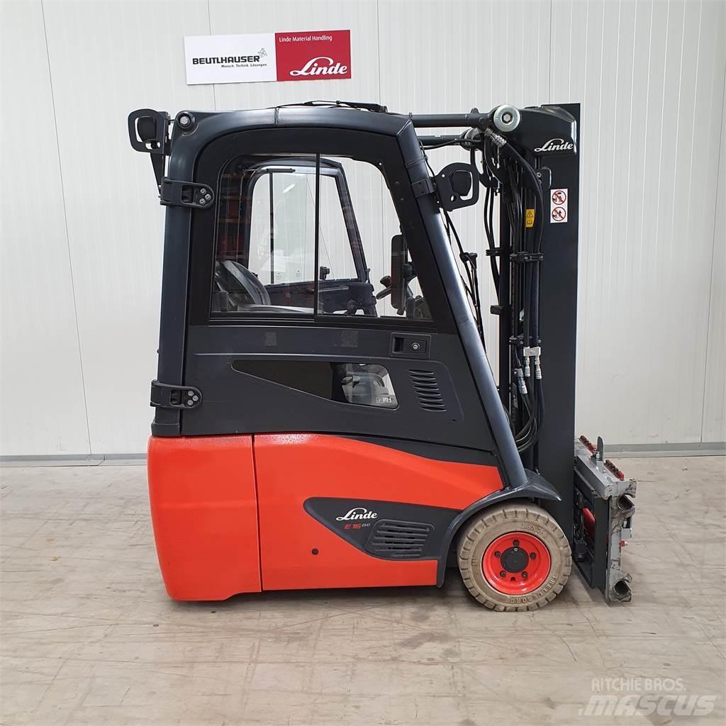Linde E16C Elektriniai šakiniai krautuvai