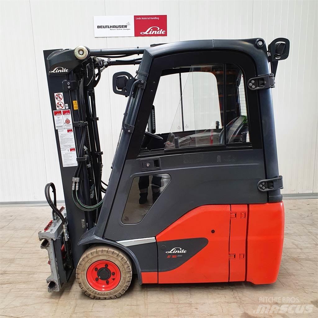 Linde E16C Elektriniai šakiniai krautuvai