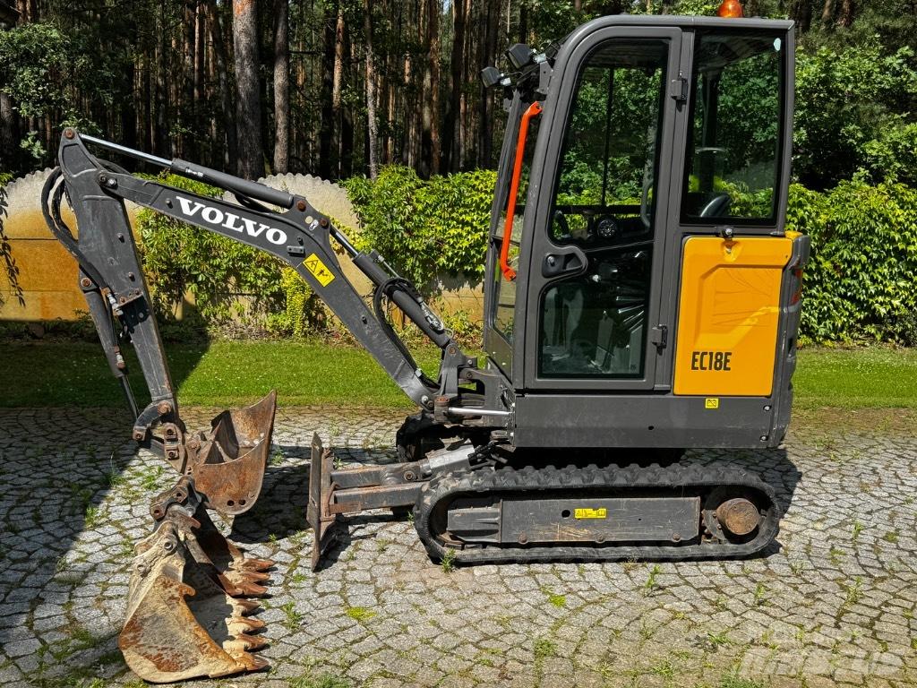 Volvo EC18E Mini ekskavatoriai < 7 t