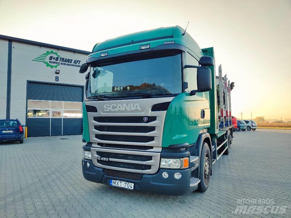 Scania G 450 Miškovežių vilkikai