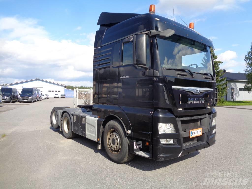 MAN TGX 28.480 Naudoti vilkikai