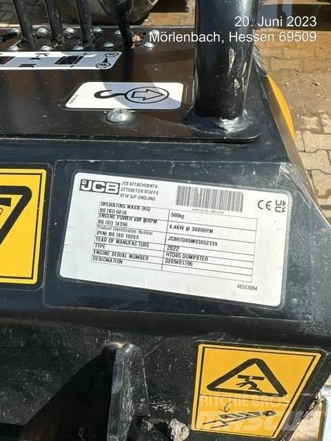 JCB HTD5 mit Tritt Statybiniai savivarčiai sunkvežimiai