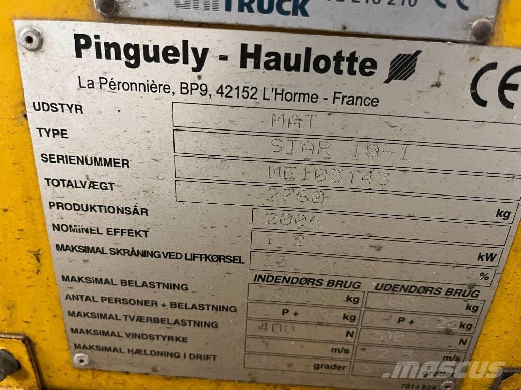 Haulotte Star 10 Vertikalūs stiebiniai keltuvai