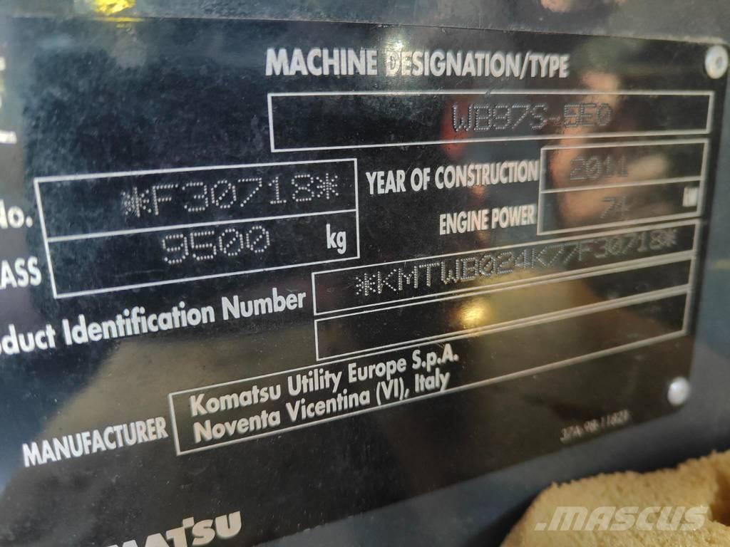Komatsu WB97S-5E0 Ekskavatoriniai krautuvai