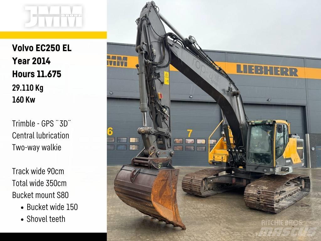 Volvo EC 250 EL Vikšriniai ekskavatoriai