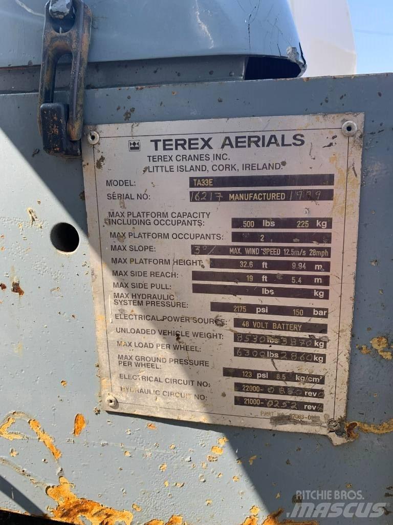 Terex TA33 Alkūniniai keltuvai