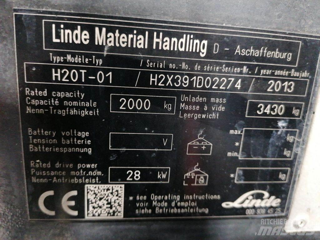 Linde H20T-02 LPG (dujiniai) krautuvai