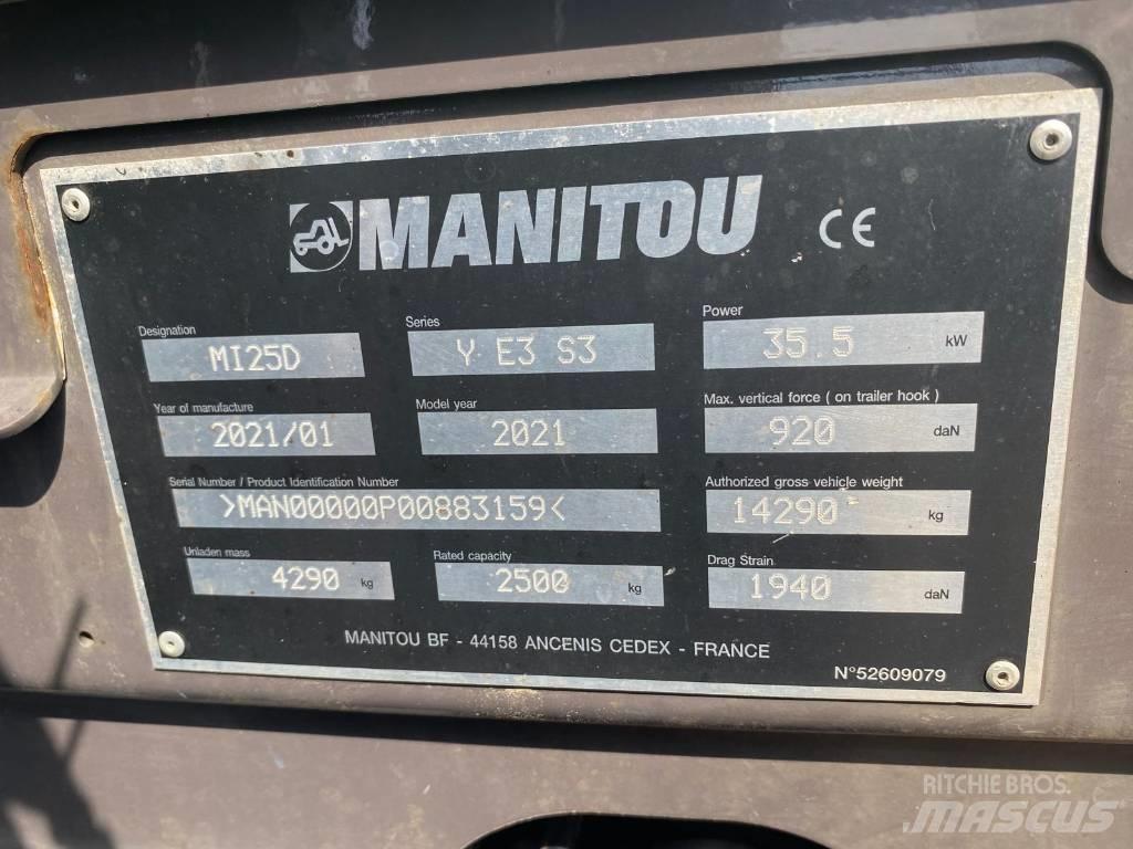 Manitou Mi25D Dyzeliniai krautuvai
