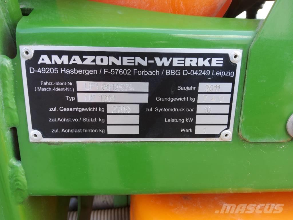 Amazone UF 1201 Įmontuoti purkštuvai