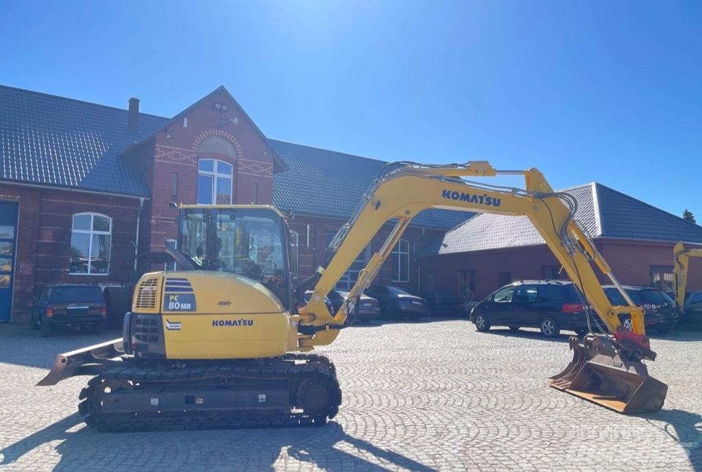 Komatsu PC 80 MR-3 Vidutinės galios ekskavatoriai 7-12 t