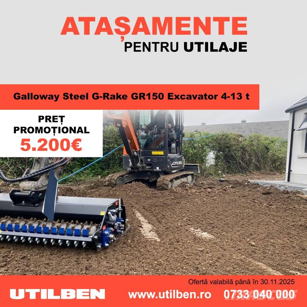  G-Rake GR150 Kiti naudoti statybos komponentai