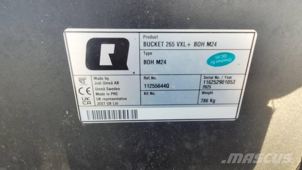 Quicke VXL+ 265 Frontalinių krautuvų priedai