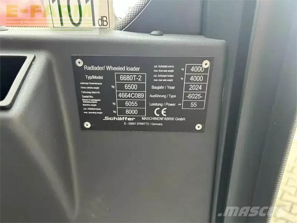 Schäffer 6680 t-2 Mini ekskavatoriai < 7 t