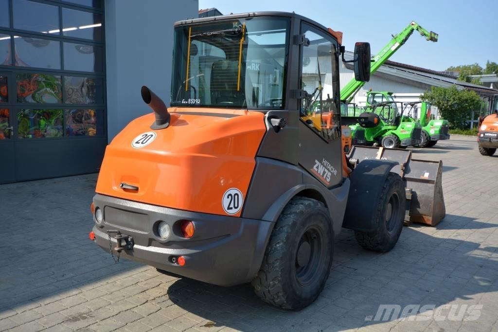 Hitachi ZW 75-6 Naudoti ratiniai krautuvai