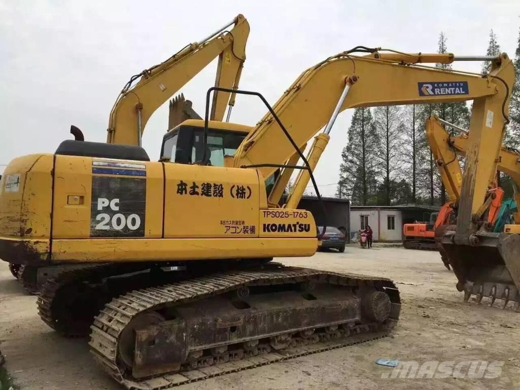 Komatsu pc200-7 Vikšriniai ekskavatoriai