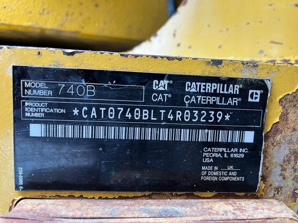CAT 740B Karjeriniai savivarčiai