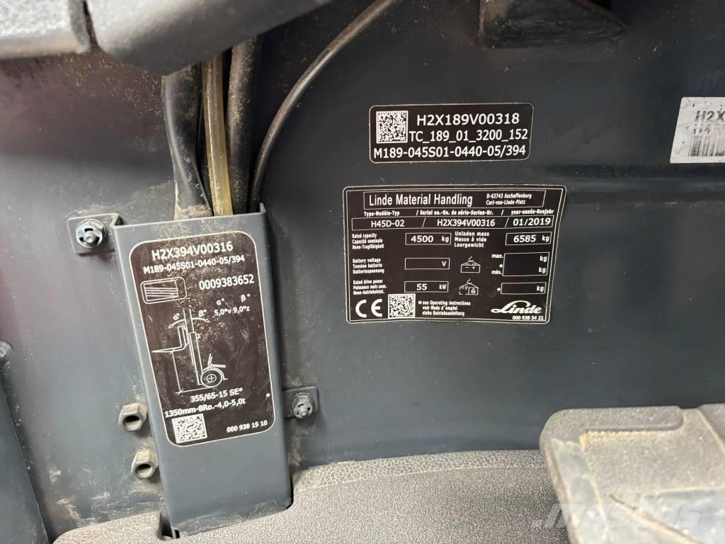 Linde H45D-02 EVO Dyzeliniai krautuvai