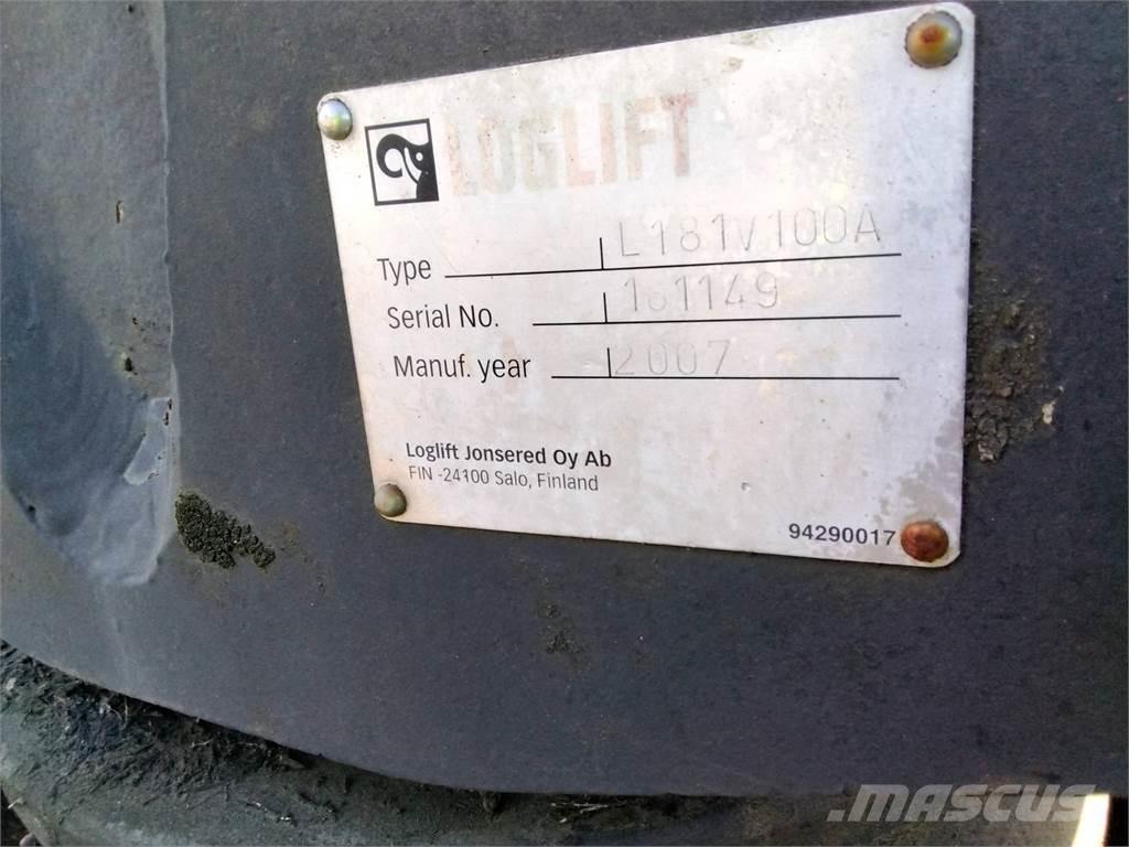 Loglift L181V Medžių kirtimo mašinų kranai