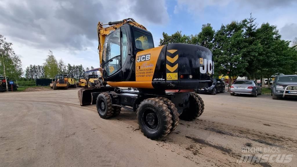 JCB 145W Ratiniai ekskavatoriai