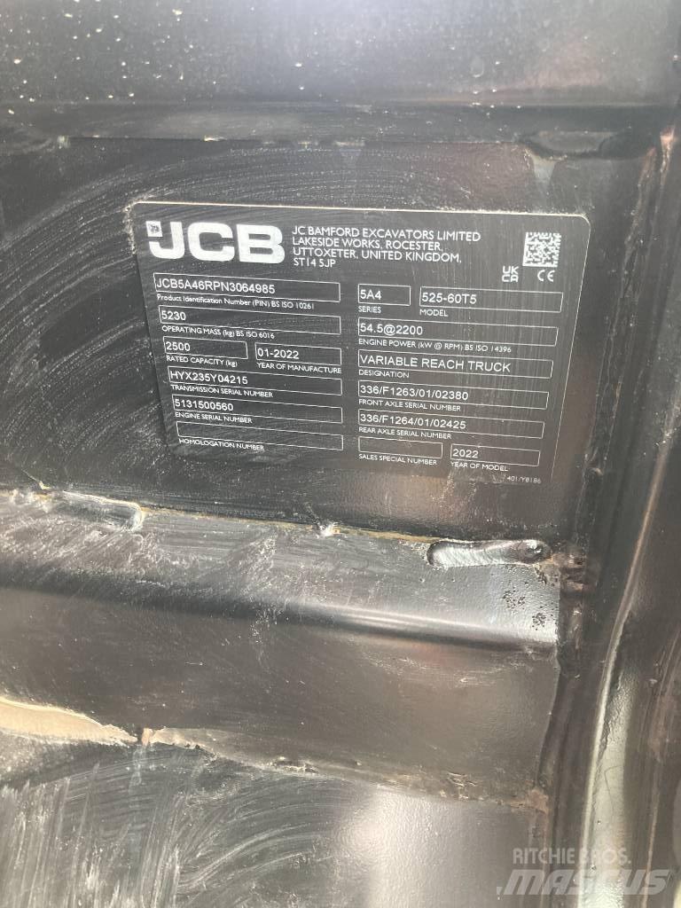 JCB 525-60 Teleskopiniai krautuvai