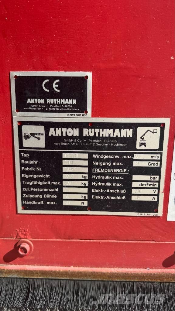 Ruthmann TR220 Teleskopiniai keltuvai