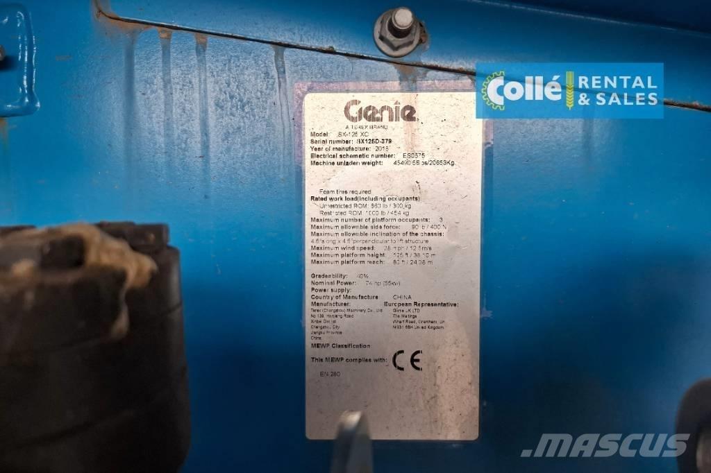Genie SX 125XC | 2018 Alkūniniai keltuvai