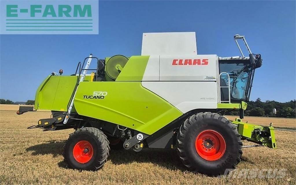 CLAAS tucano 570 Derliaus nuėmimo kombainai