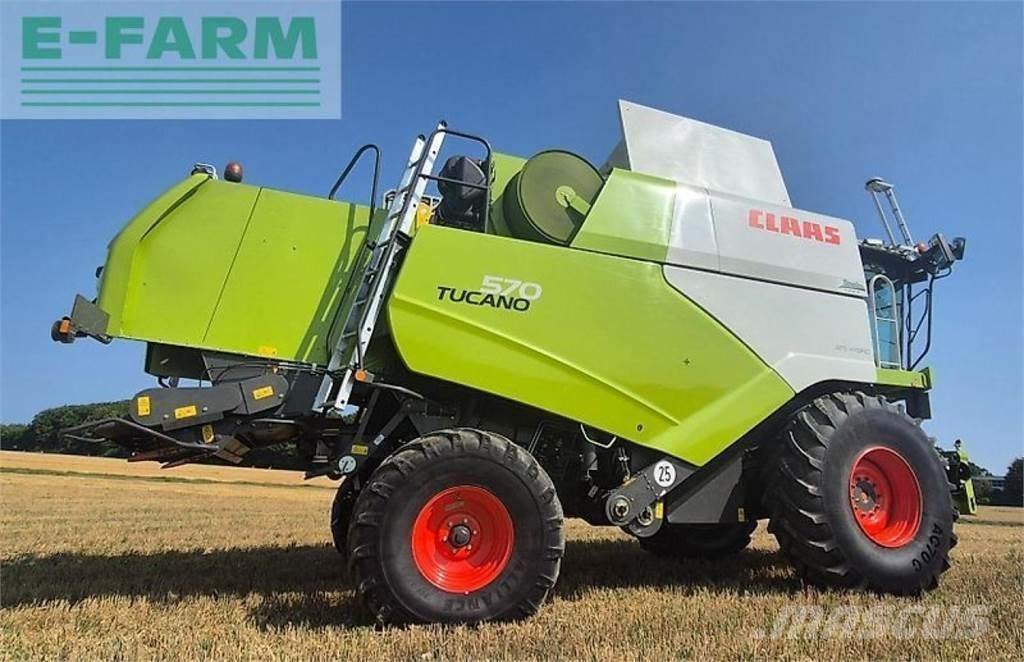 CLAAS tucano 570 Derliaus nuėmimo kombainai