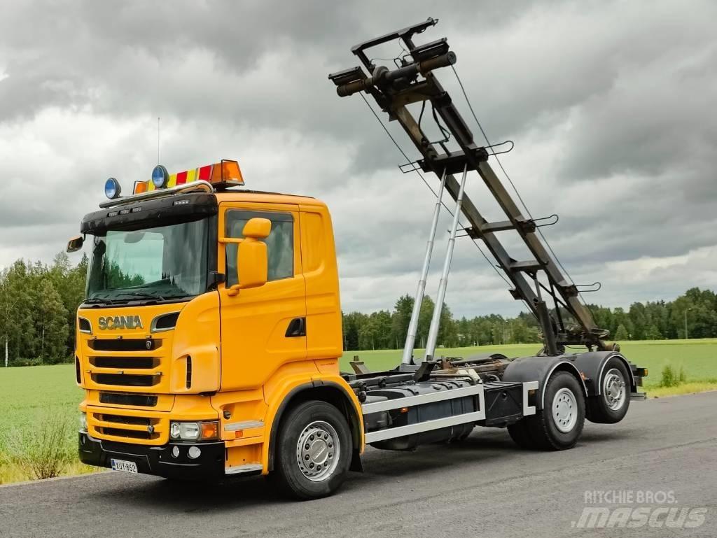 Scania R 500 Savivarčiai su kabeliniu keltuvu