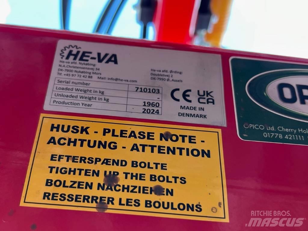 He-Va 6M STRAW RAKE Šieno grėbliai ir vartytuvai