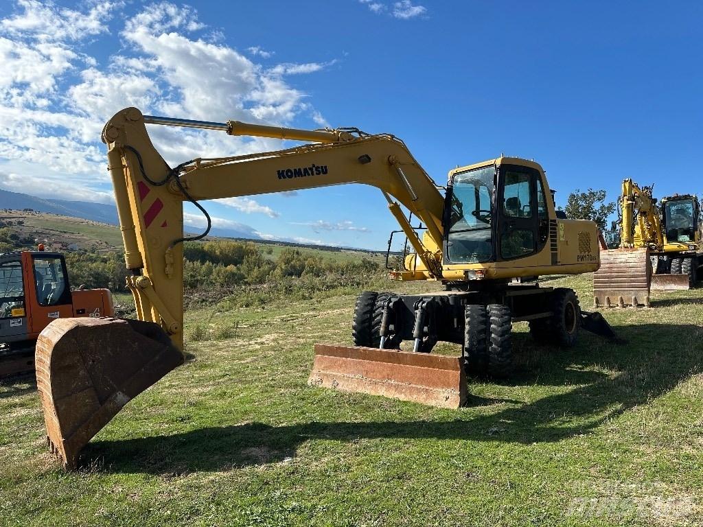Komatsu PW 170-6 Ratiniai ekskavatoriai