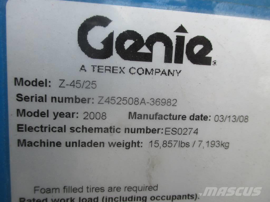Genie Z 45/25 J DC Alkūniniai keltuvai