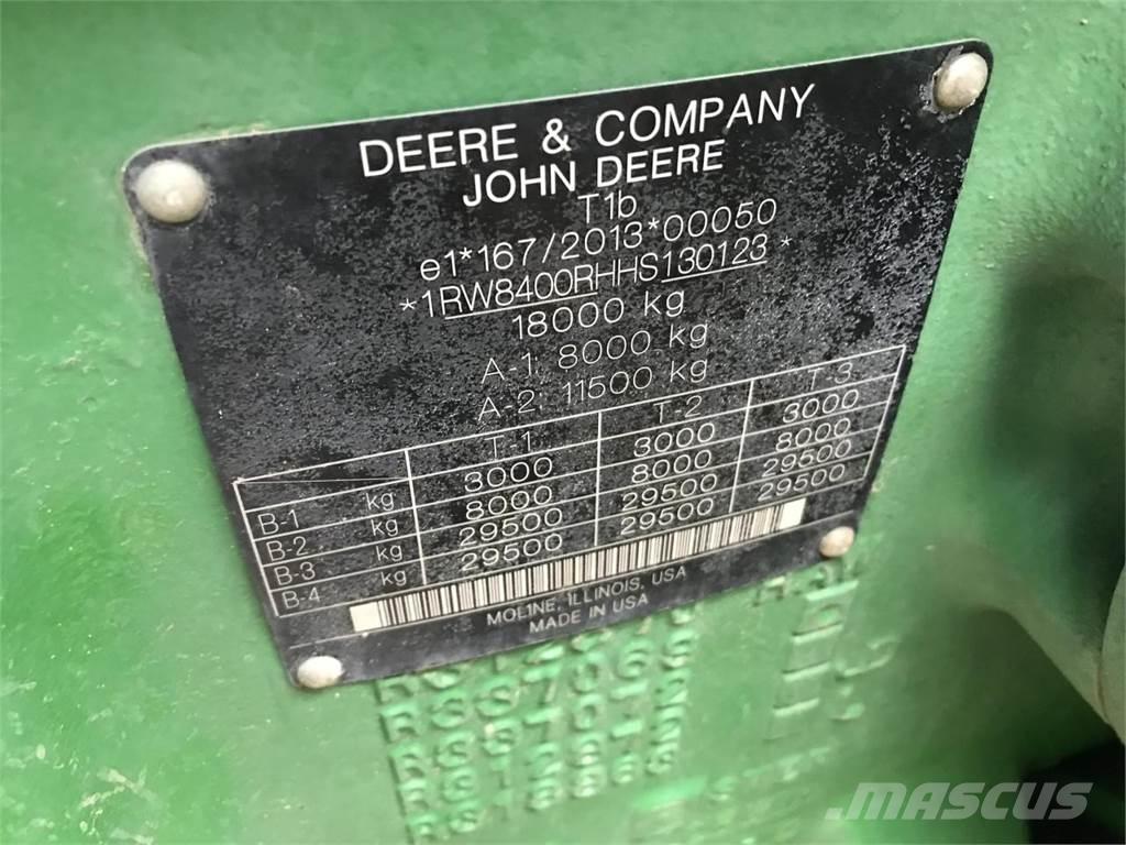 John Deere 8400R Traktoriai
