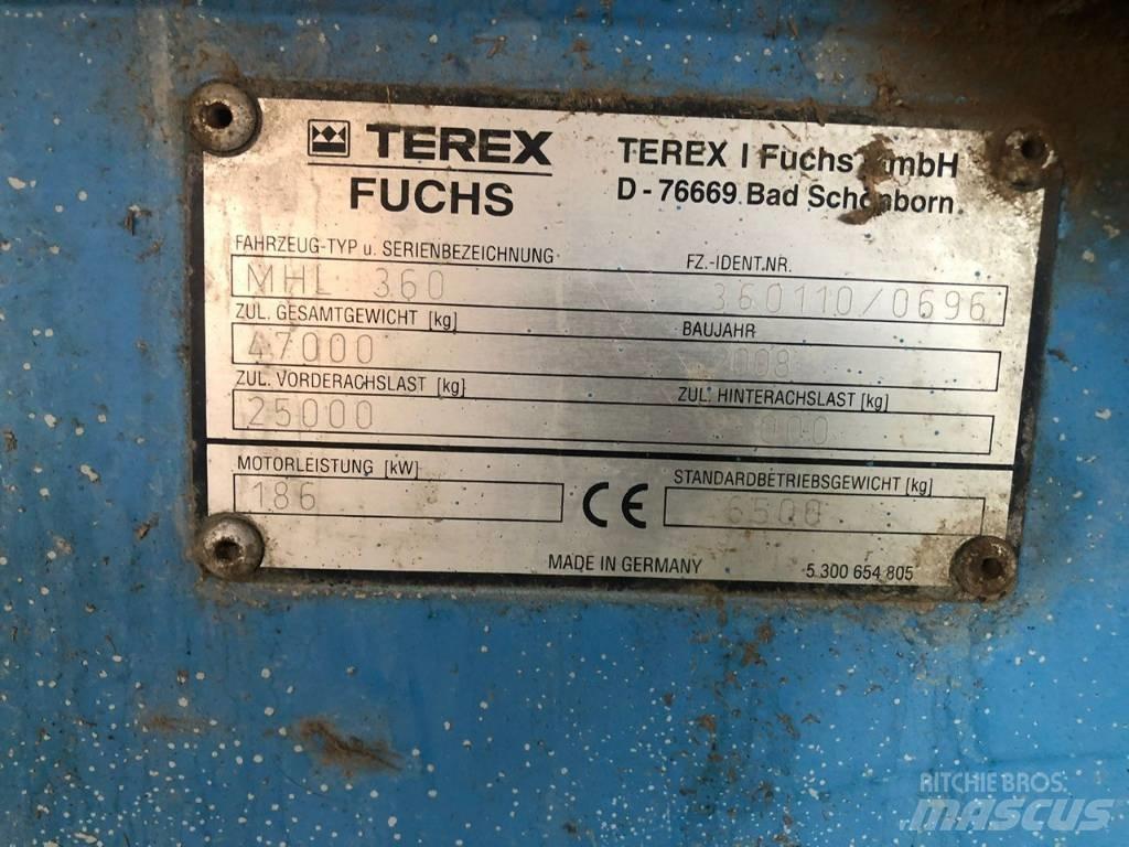 Terex Fuchs MHL 360 Ratiniai ekskavatoriai