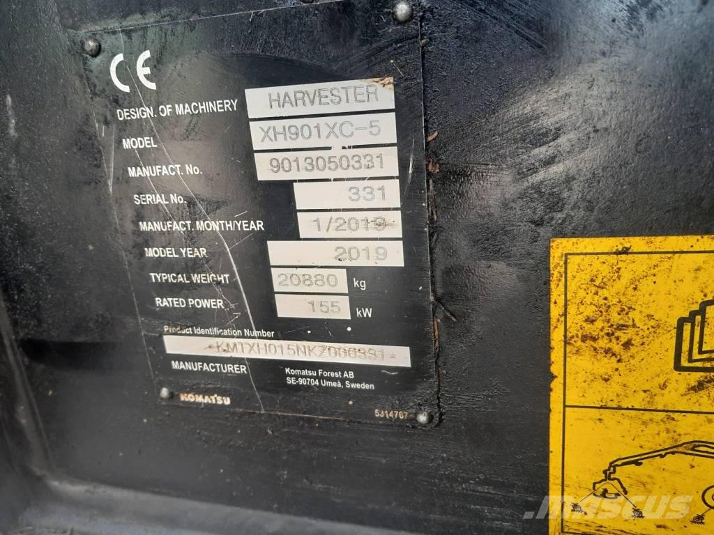 Komatsu 901 XC Miško technika (Harvesteriai)