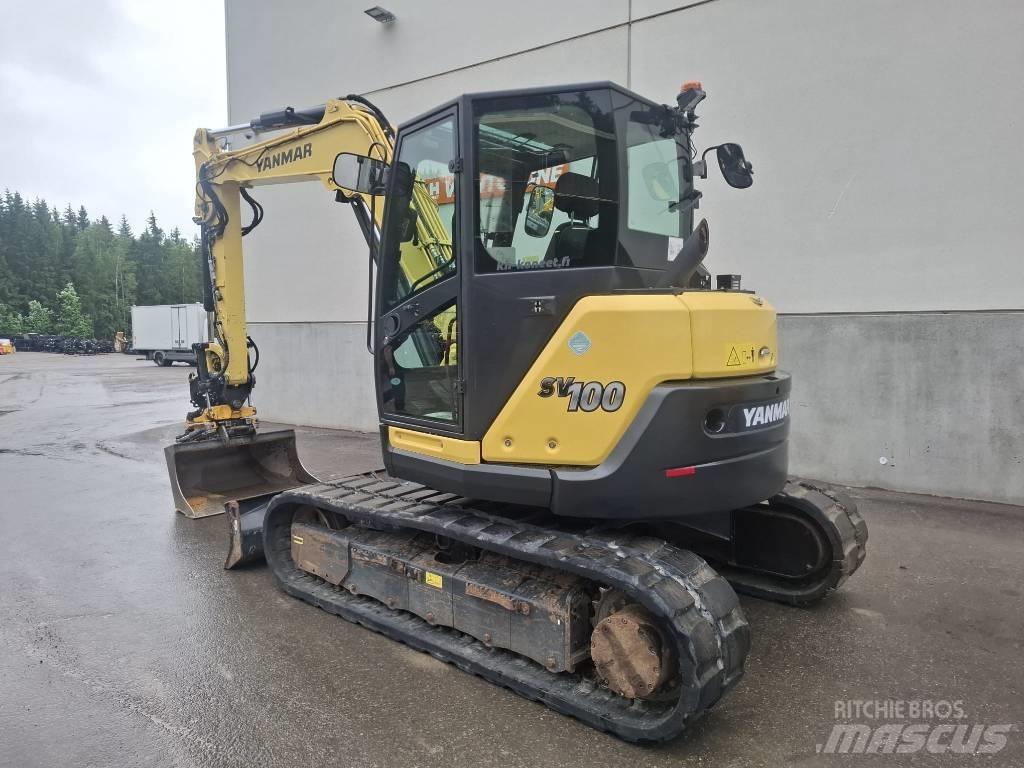 Yanmar SV 100-2A Vidutinės galios ekskavatoriai 7-12 t