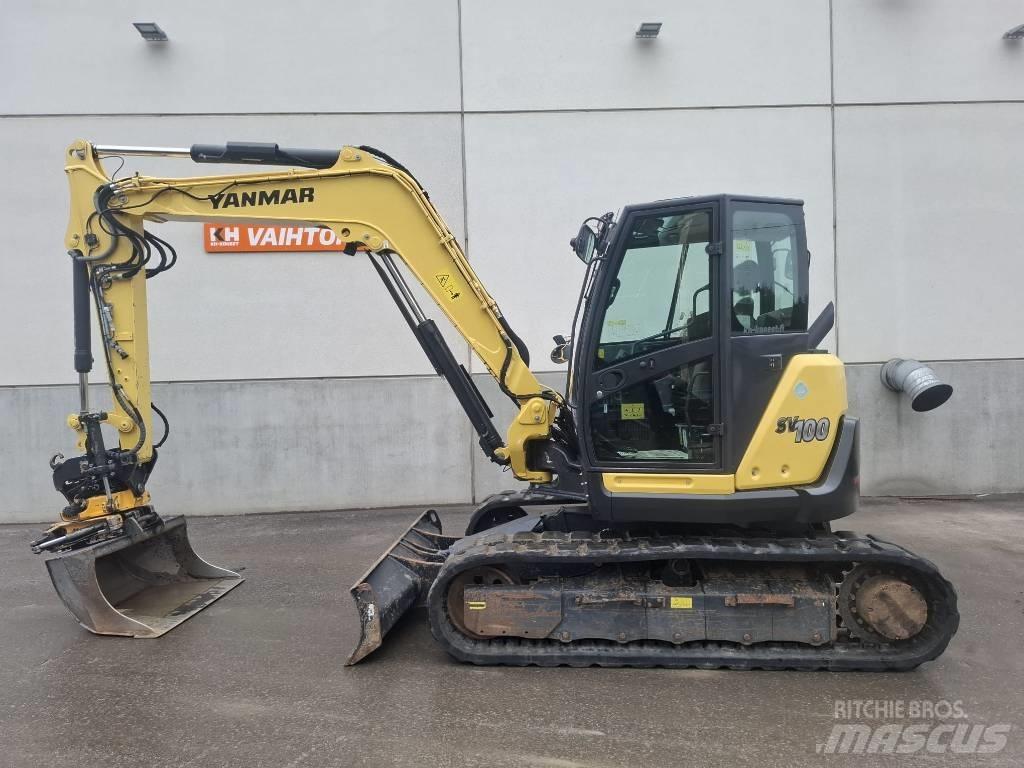 Yanmar SV 100-2A Vidutinės galios ekskavatoriai 7-12 t