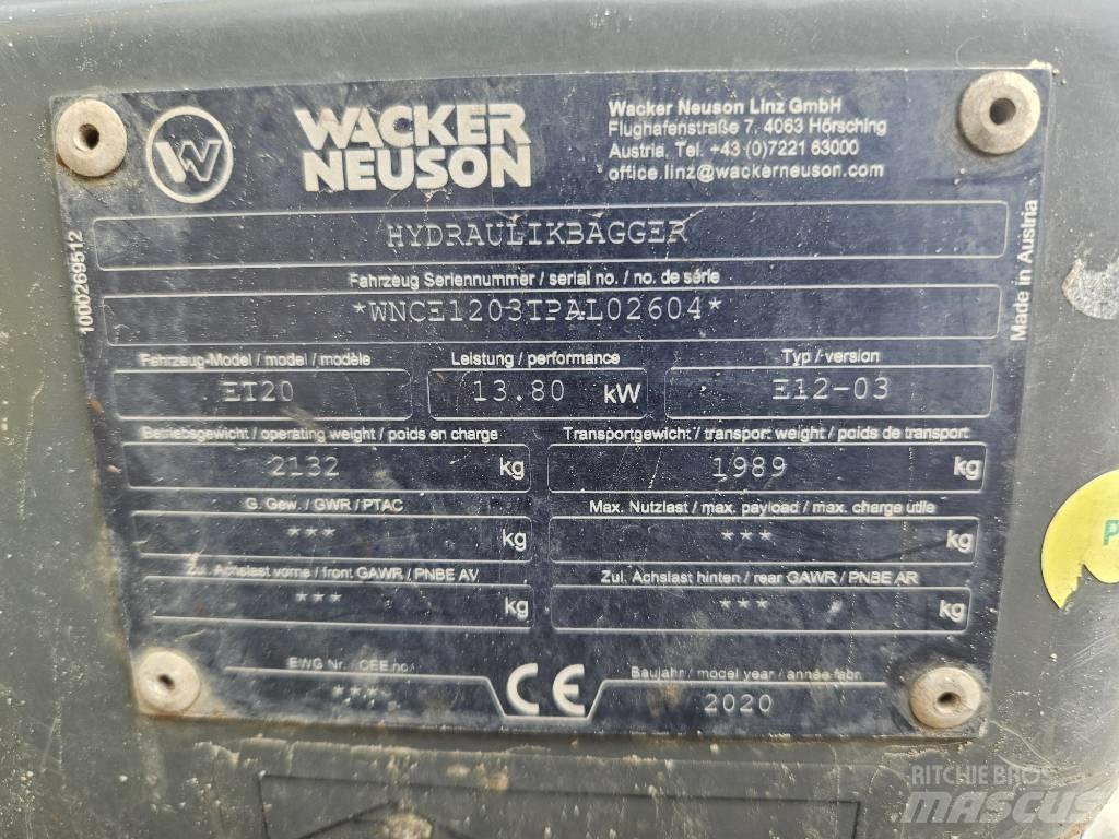 Wacker Neuson ET 20 Mini ekskavatoriai < 7 t
