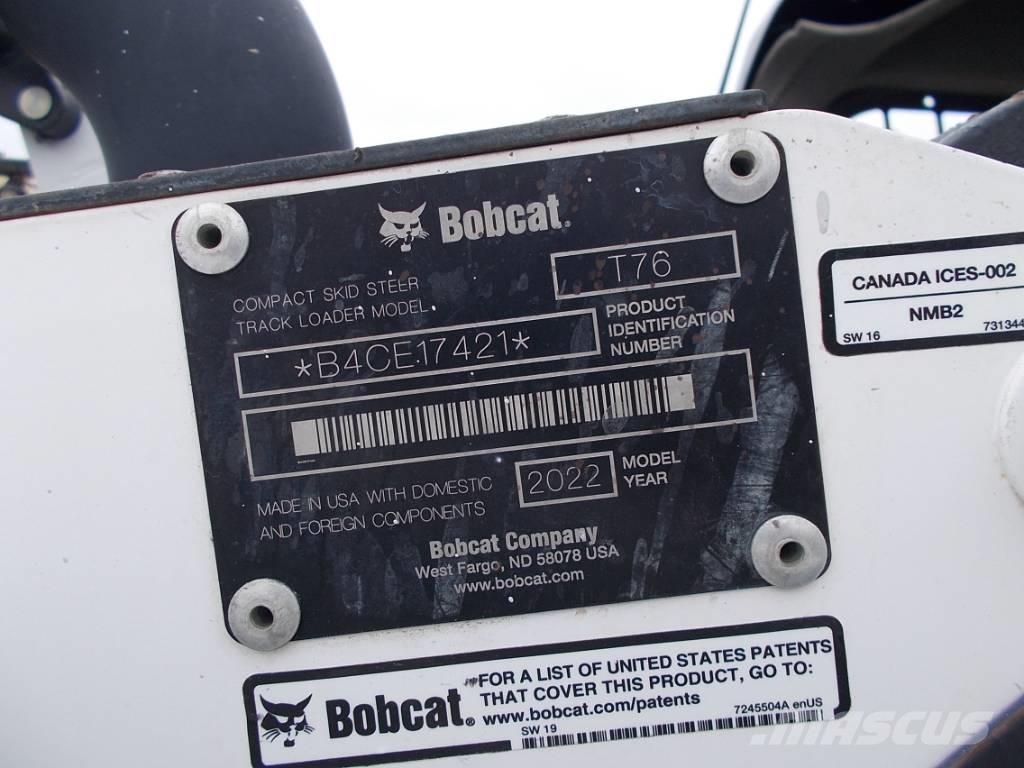 Bobcat T76 Krautuvai su šoniniu pasukimu