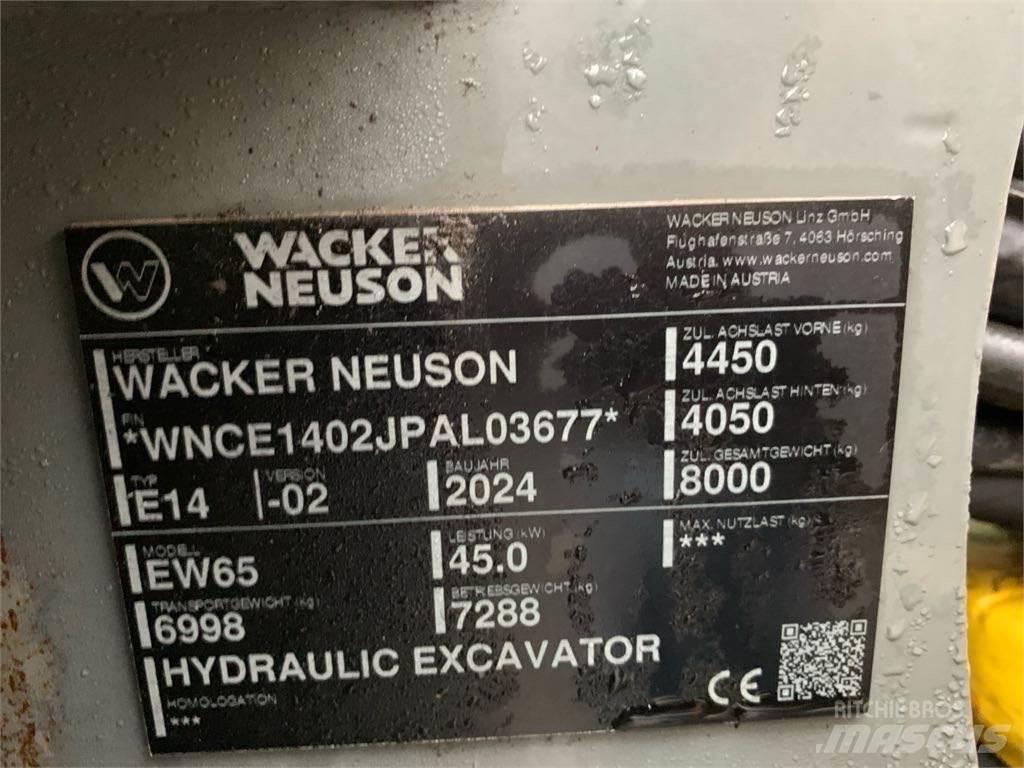 Wacker Neuson EW65 Ratiniai ekskavatoriai
