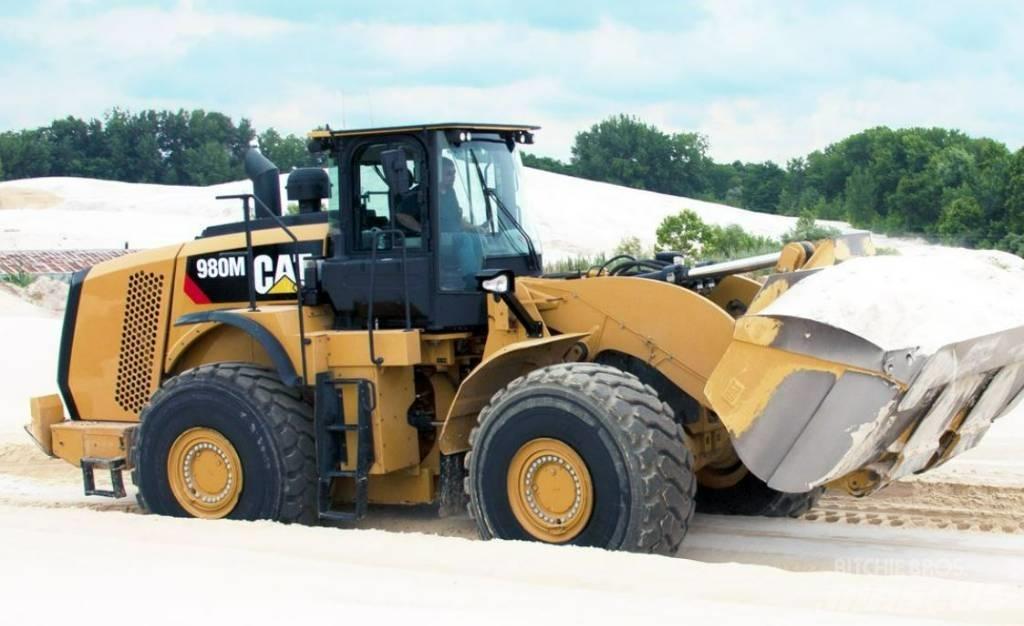 CAT 980 UTHYRES Naudoti ratiniai krautuvai