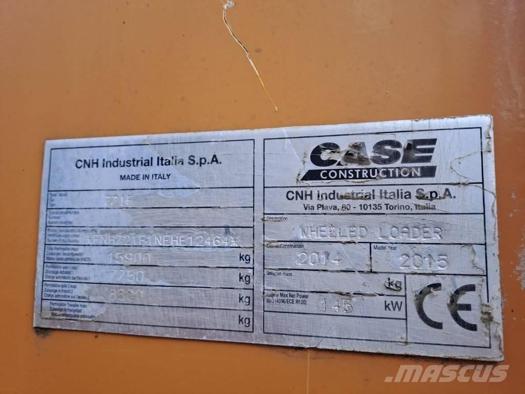 CASE 721 F Naudoti ratiniai krautuvai