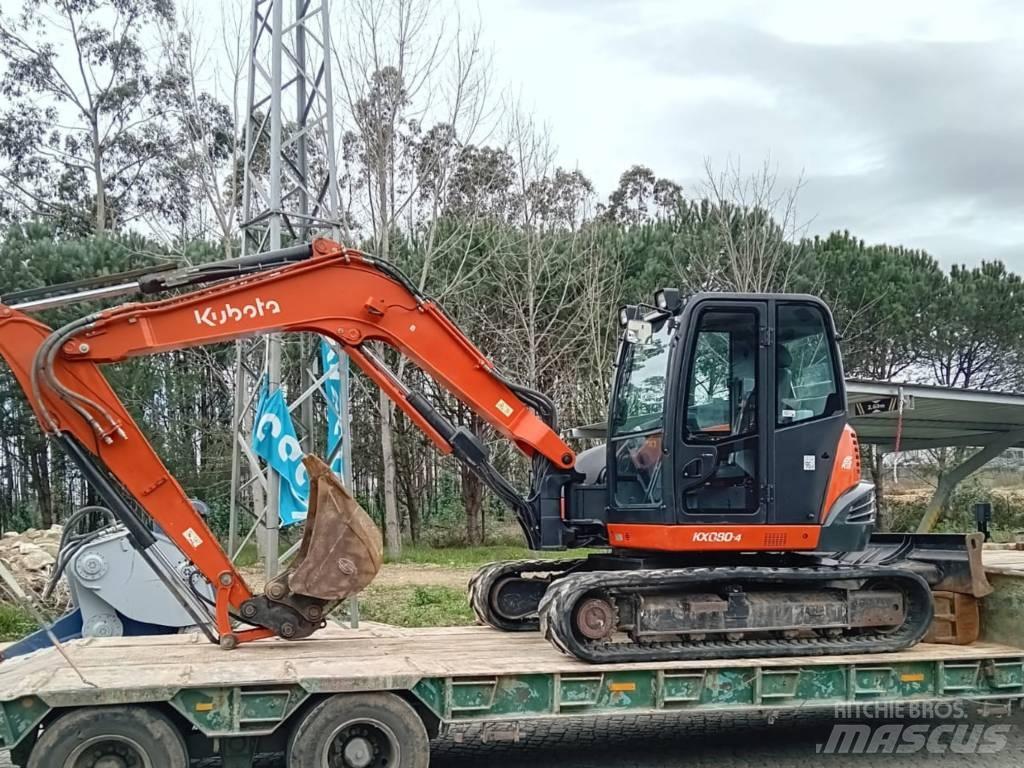 Kubota KX 080-4 Vidutinės galios ekskavatoriai 7-12 t