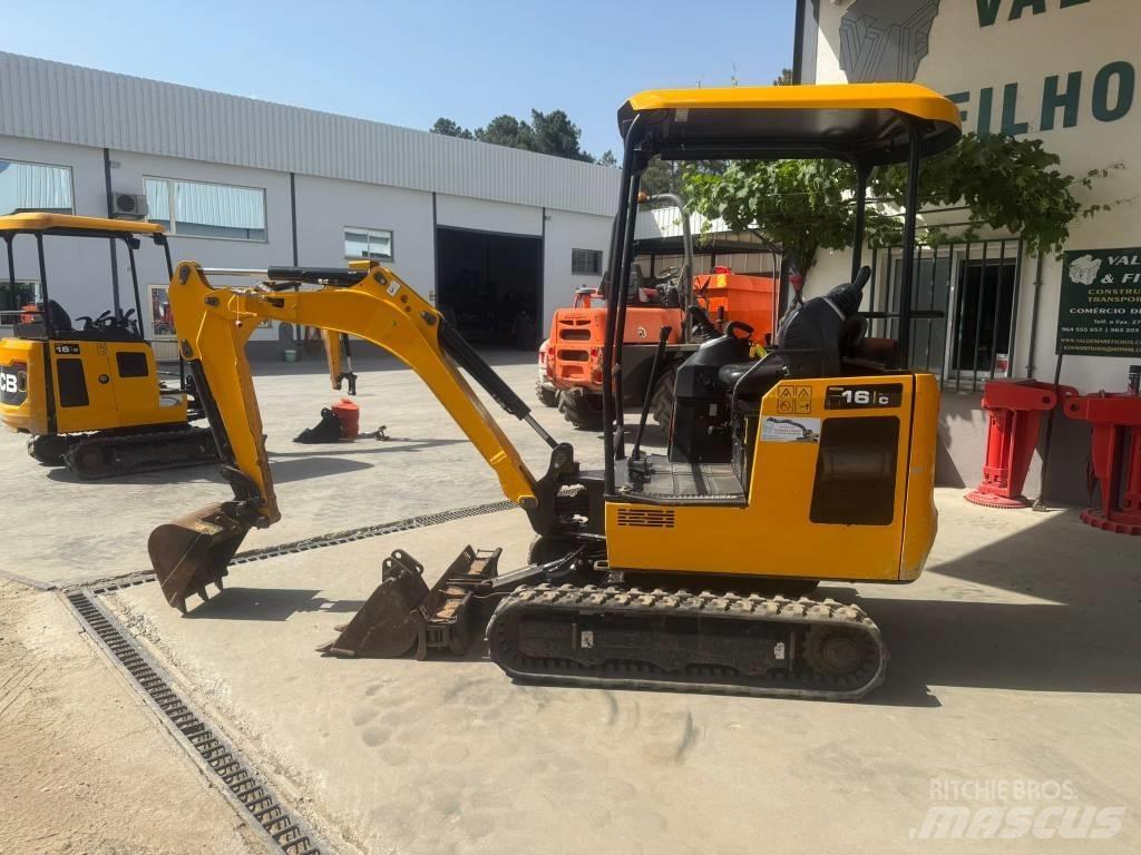 JCB 16 C-1, 740h Mini ekskavatoriai < 7 t