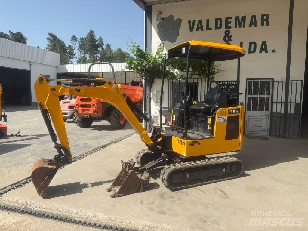 JCB 16 C-1, 740h Mini ekskavatoriai < 7 t