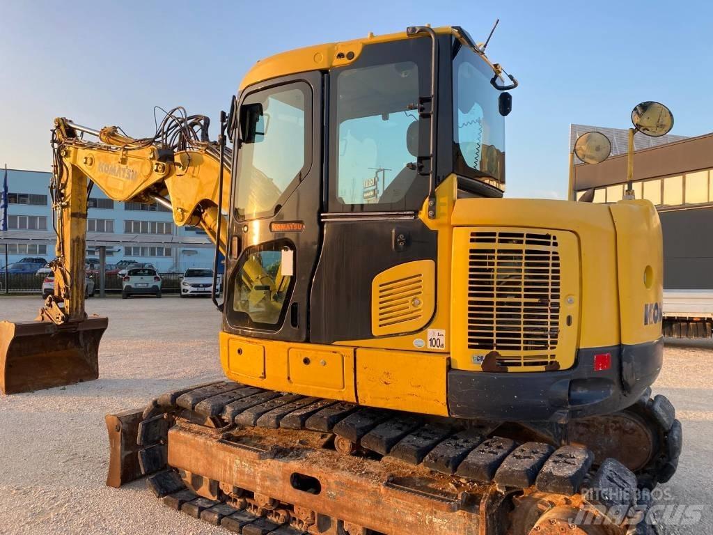 Komatsu PC118MR-8 Vidutinės galios ekskavatoriai 7-12 t
