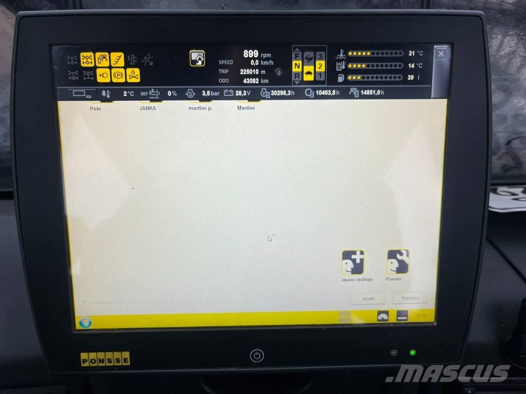 Ponsse Buffalo 8W Naudoti miškovežiai (Forvarderiai)