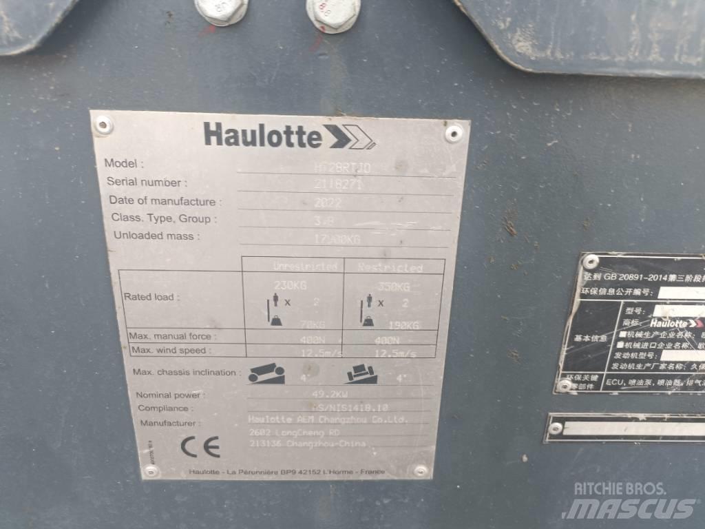 Haulotte HT28RTJO Teleskopiniai keltuvai